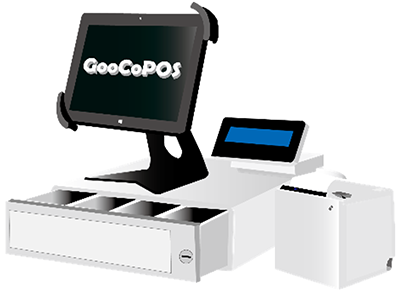 レセコン接続対応／調剤薬局専用　GooCoPOS（ぐーぽす）
